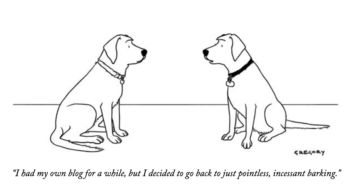 Pointless Incessant Barking Cartoon